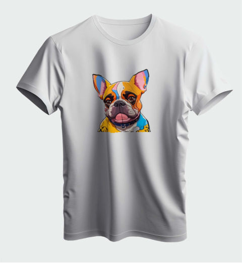 T-shirt dog francuski T-shirt dog francuski