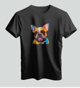 T-shirt dog francuski