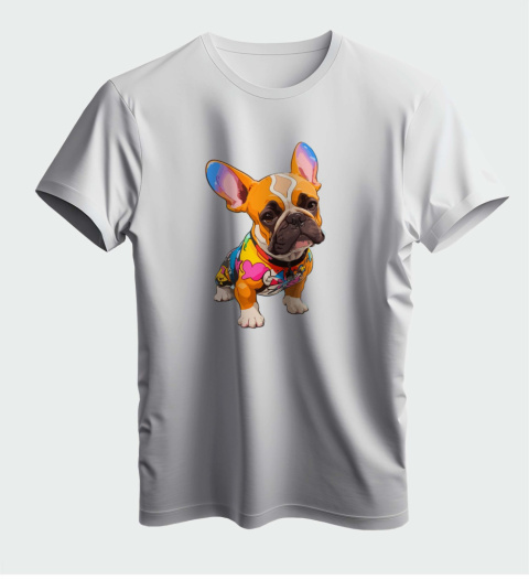 T-shirt dog francuski 1