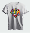 T-shirt piccaso twarz